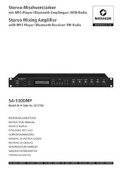 Monacor SA-130DMP Instruction Manual