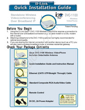 D-Link i2eye DVC-1100 Quick Installation Manual