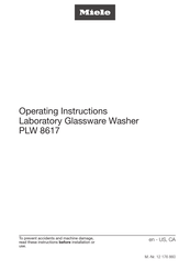 Miele PLW 8617 Operating Instructions Manual