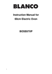 Blanco BOSE67XP Instruction Manual