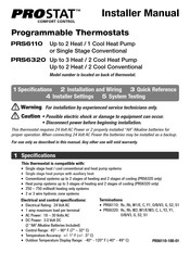 Prostat PRS6110 Installer Manual