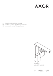 Axor Edge 46020001 Installation/User Instructions/Warranty