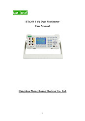 East Tester ET1260 User Manual