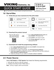 Viking Electronics E-30-IP-EWP Quick Start Manual