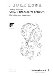 Endress+Hauser Deltabar S PMD75 Operating Instructions Manual