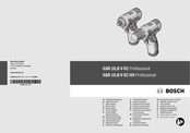 Bosch GSR 10,8 V-EC Professional Original Instructions Manual