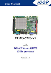 Icop VDX3-6726-V2 User Manual