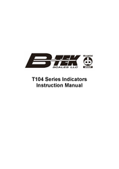 BTEK T104 Series Instruction Manual