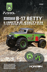 Horizon Hobby Axial SCX24 B-17 Betty Instruction Manual