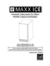 Maxx Ice MIM50P User Manual