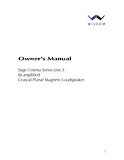 Wisdom Sage Cinema Line 2 Series Owner's Manual