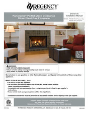 Regency Fireplace Products Panorama 3CE-NG10 Owners & Installation Manual