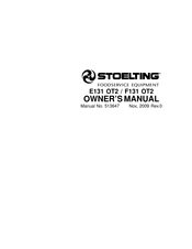 Stoelting E131 OT2 Owner's Manual