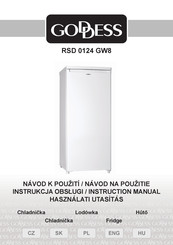 Goddess RSD 0124 GW8 Instruction Manual