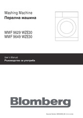 Blomberg WMF 9629 WZE30 User Manual