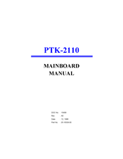 FIC PTK-2110 Manual