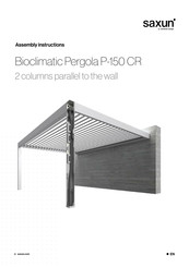 Gimenez Ganga saxun Bioclimatic Pergola P-150 CR Assembly Instructions Manual
