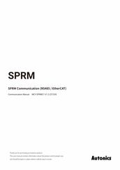 Autonics SPRM Manual