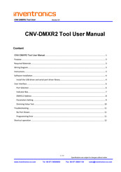 Inventronics CNV-DMXR2 User Manual