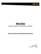KAR-TECH MICRO Installation And Operation Manual