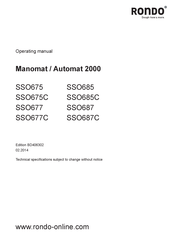 Rondo SSO677C Operating Manual
