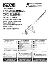Ryobi RY15523 Operator's Manual