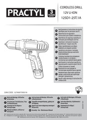 practyl 12SD1-25T.1A Assemby - Use - Maintenance Manual