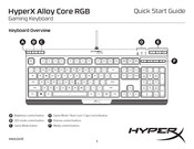 Hyperx Alloy Core RGB Quick Start Manual