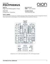 aion POLYPHEMUS OPTICAL COMPRESSOR Manual