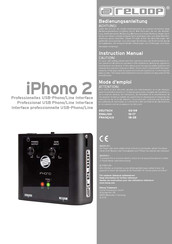 Reloop iPhono 2 Instruction Manual