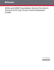 Simplex 2250 Series Installation Manual
