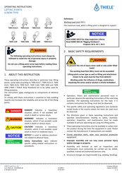 Thiele TWN 0123 Operating Instructions Manual