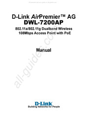 D-Link AirPremier AG DWL-7200AP Manual