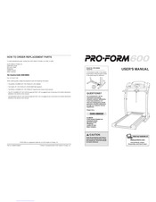 Pro-Form PETL60000 User Manual