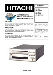 Hitachi DR100W Service Manual