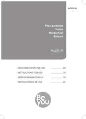 Electro Depot Beyou 964519 Instructions For Use Manual