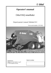 ORKEL HiQ smartbaler Operator's Manual