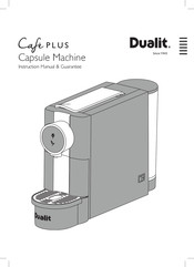 Dualit Cafe PLUS Instruction Manual & Guarantee
