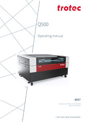 Trotec Q500 Operating Manual