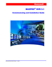 Honeywell MAXPRO NVR 3.1 Installation Manual