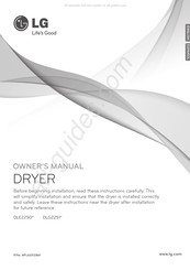 LG DLE2251 Series Owner's Manual