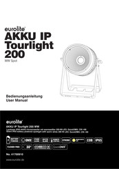 Eurolite AKKU IP Tourlight 200 User Manual