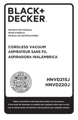 Black & Decker HNVD220J00 Instruction Manual