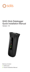 Solis W4G Quick Installation Manual