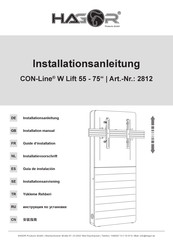 HAGOR CON-Line W Installation Manual