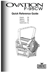 Chauvet Professional OVATION F-95CW Quick Reference Manual