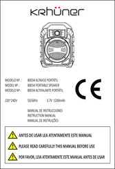 KRHÜNER 80034 Instruction Manual