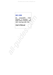 Bison MIC-3358 User Manual