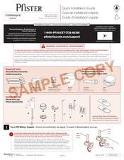 Spectrum Brands Pfister Contempra LG42-NC00 Quick Installation Manual