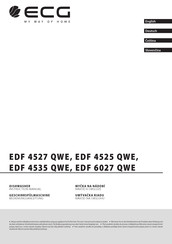 ECG EDF 6027 QWE Instruction Manual